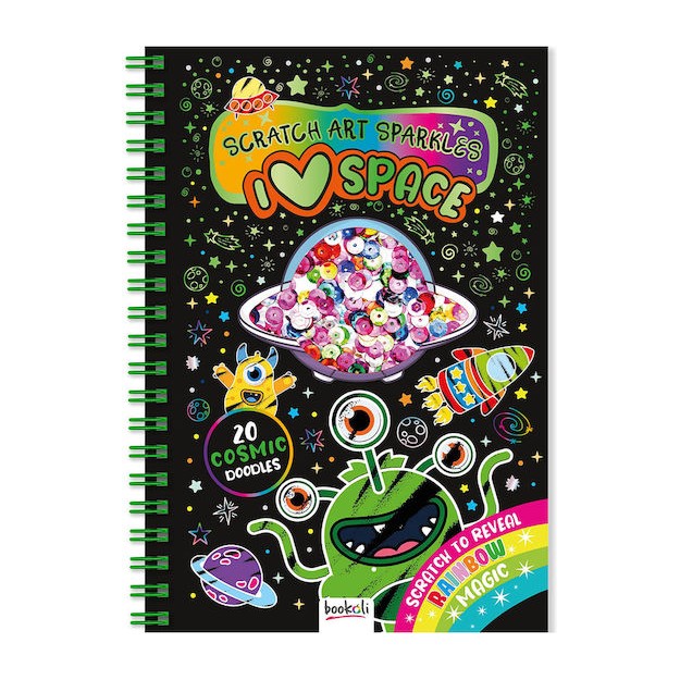 SCRATCH ART SPARKLES: SPACE