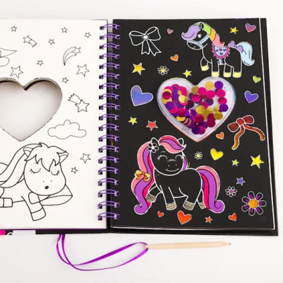 SCRATCH ART SPARKLES: PONIES