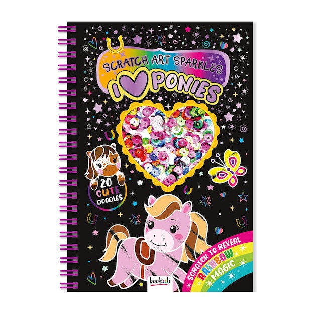 SCRATCH ART SPARKLES: PONIES
