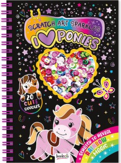 SCRATCH ART SPARKLES: PONIES