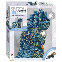 Παζλ 500 κομ. και 800 Κρύσταλλοι Διακόσμησης – Blue Cockatoo CC-32
