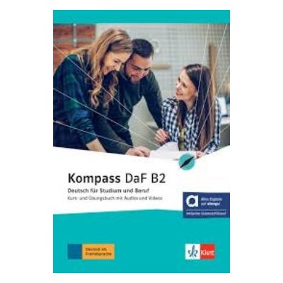 KOMPASS DAF B2 KURS - UND UBUNGSBUCH MIT AUDIOS UND VIDEOS HYBRIDE AUSGABE