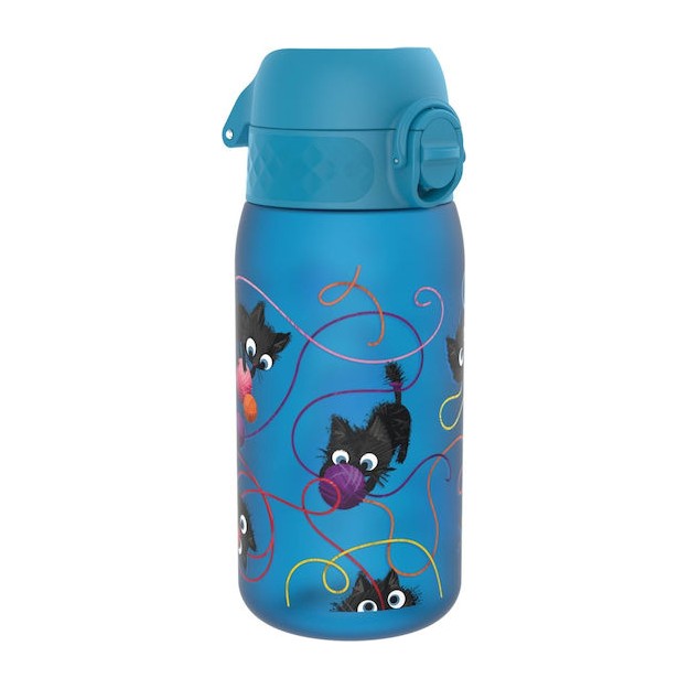 Ion8 Slim Παιδικό Παγούρι Πλαστικό Cats 350ml I8RF350PBCATS