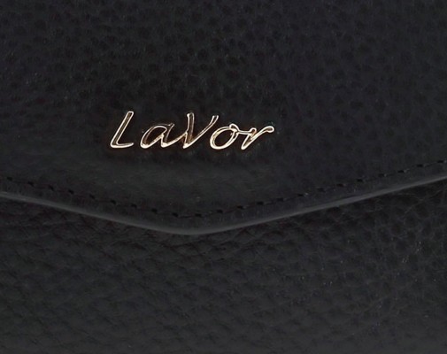 Lavor 1-6048 Μικρό Δερμάτινο Γυναικείο Πορτοφόλι Καρτών με RFID Μαύρο