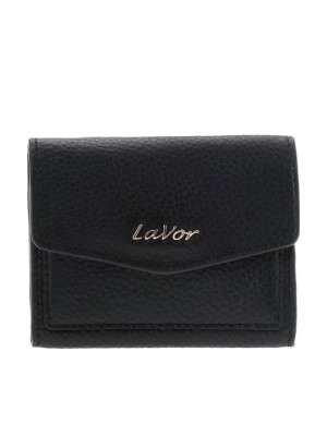 Lavor 1-6048 Μικρό Δερμάτινο Γυναικείο Πορτοφόλι Καρτών με RFID Μαύρο