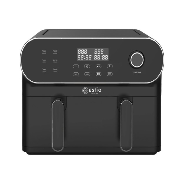 ESTIA ΦΡΙΤΕΖΑ ΑΕΡΟΣ DUO FRY 1700W 11L ΜΕ ΠΡΟΕΤΟΙΜΑΣΙΑ 2 ΔΙΑΦΟΡΕΤΙΚΩΝ ΓΕΥΜΑΤΩΝ
