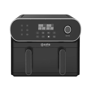 ESTIA ΦΡΙΤΕΖΑ ΑΕΡΟΣ DUO FRY 1700W 11L ΜΕ ΠΡΟΕΤΟΙΜΑΣΙΑ 2 ΔΙΑΦΟΡΕΤΙΚΩΝ ΓΕΥΜΑΤΩΝ