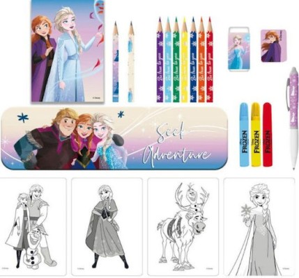 Διακάκης Frozen Σετ Ζωγραφικής 25τμχ 000564271
