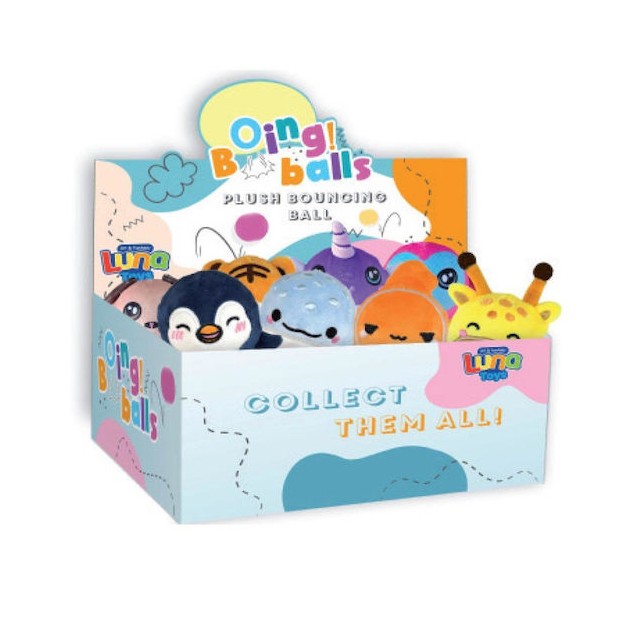 Luna Παιδικό Τρελομπαλάκι 8εκ. (Διάφορα Σχέδια-Τυχαία Επιλογή) 1τμχ