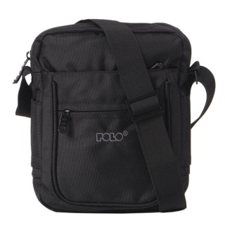 Polo Vertical Large Ανδρική Τσάντα Ώμου / Χιαστί Μαύρη 9-07-072-02