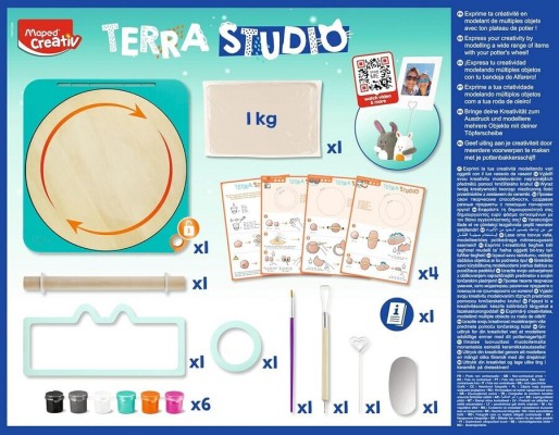 Maped Παιχνίδι Κατασκευών ''Terra Studio'' Εργαστήριο Πηλού
