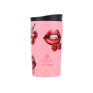 ESTIA ΘΕΡΜΟΣ TRAVEL MUG SAVE THE AEGEAN 350ml BLUSH POP
