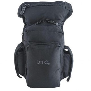 Polo Side Gun Τσαντάκι Μέσης/Μηρού Μαύρο 9-08-105-02