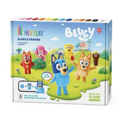 Hey Clay Bluey Παιδικός Πηλός Σετ Πολύχρωμος 275gr