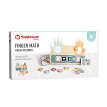 Top Bright Finger Math Εκπαιδευτικό Παιχνίδι Γνώσεων από Ξύλο για 3+ Ετών 460095