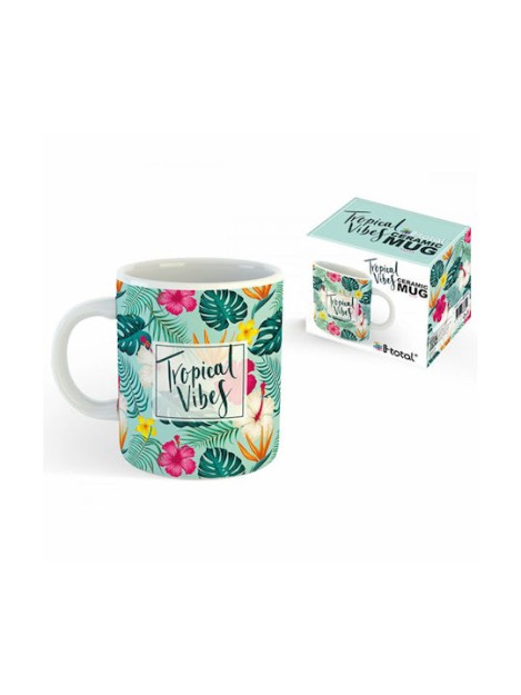 I-Total Tropical Vibes Κούπα Κεραμική Tropical Vibes 295ml