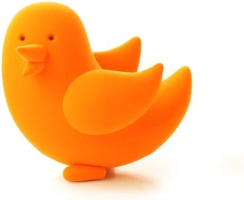 Hey Clay One Can Orange Bird