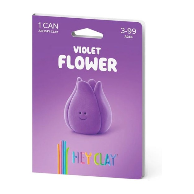 Hey Clay One Can Violet Flower