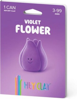 Hey Clay One Can Violet Flower