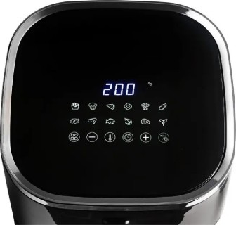 Estia Air Fryer Ivoris με 12 Προγράμματα Μαύρο 4.6lt 00-19457