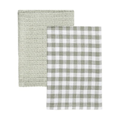 ESTIA ΠΕΤΣΕΤΑ ΚΟΥΖΙΝΑΣ CASA 45x65cm ΓΚΡΙ ΣΕΤ 2ΤΕΜ.