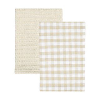 ESTIA ΠΕΤΣΕΤΑ ΚΟΥΖΙΝΑΣ CASA 45x65cm ΜΠΕΖ ΣΕΤ 2ΤΕΜ.