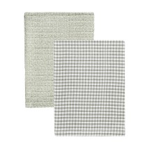 ESTIA ΠΕΤΣΕΤΑ ΚΟΥΖΙΝΑΣ PICCOLO 45x65cm ΓΚΡΙ ΣΕΤ 2ΤΕΜ