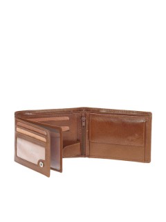 Lavor 1-3702 Δερμάτινο Ανδρικό Πορτοφόλι με RFID Κονιάκ