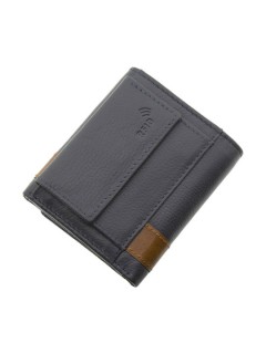 Lavor 1-3301 Δερμάτινο Ανδρικό Πορτοφόλι με RFID Μπλε