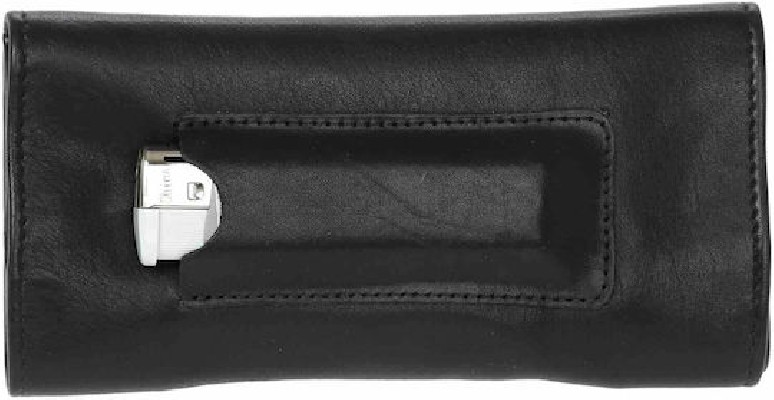 Lavor 1-31021 Δερμάτινη Καπνοθήκη Μαύρη με Μαγνητικό Κούμπωμα