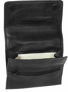 Lavor 1-31021 Δερμάτινη Καπνοθήκη Μαύρη με Μαγνητικό Κούμπωμα