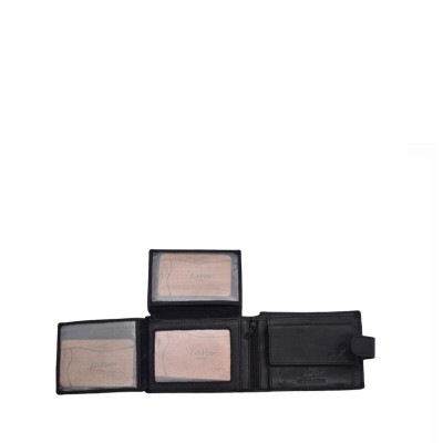 Lavor 1-3653 Δερμάτινο Ανδρικό Πορτοφόλι με RFID Μαύρο