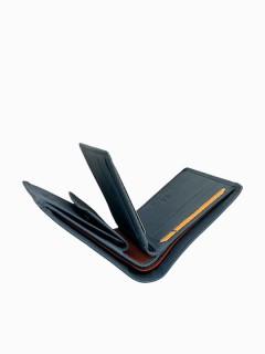 Lavor 1-6089 Δερμάτινο Ανδρικό Πορτοφόλι με RFID Μπλε