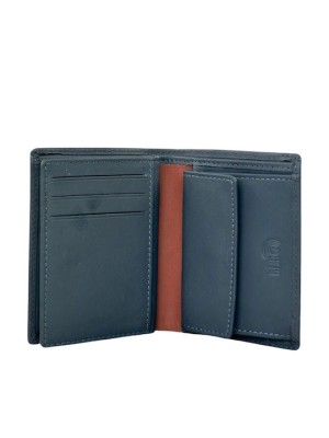 Lavor 1-6089 Δερμάτινο Ανδρικό Πορτοφόλι με RFID Μπλε