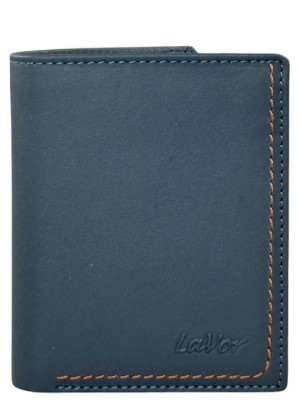 Lavor 1-6089 Δερμάτινο Ανδρικό Πορτοφόλι με RFID Μπλε