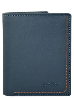 Lavor 1-6089 Δερμάτινο Ανδρικό Πορτοφόλι με RFID Μπλε