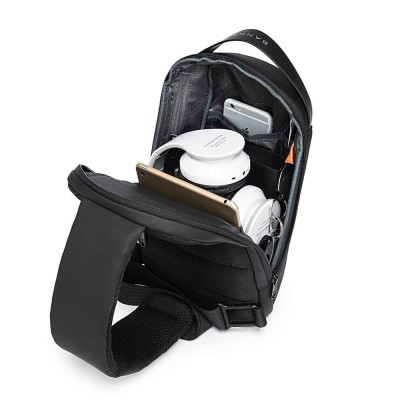 Bange Ανδρική Τσάντα Στήθους Μαύρη 7221