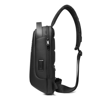 Bange Ανδρική Τσάντα Στήθους Μαύρη 7221