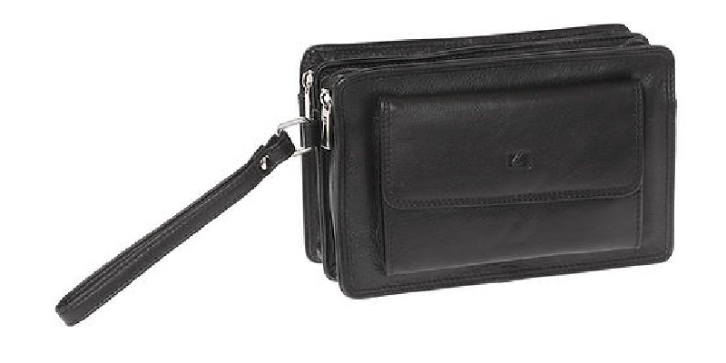 LaVor 1-39 Δερμάτινο Τσαντάκι  Μαύρο