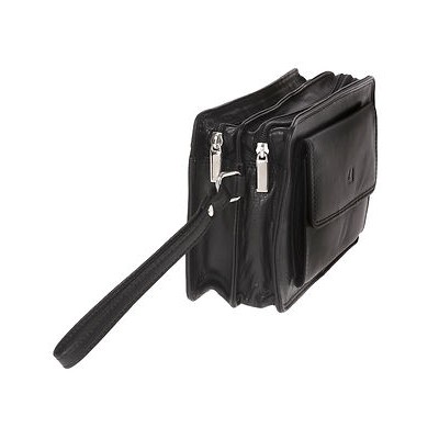 LaVor 1-39 Δερμάτινο Τσαντάκι  Μαύρο