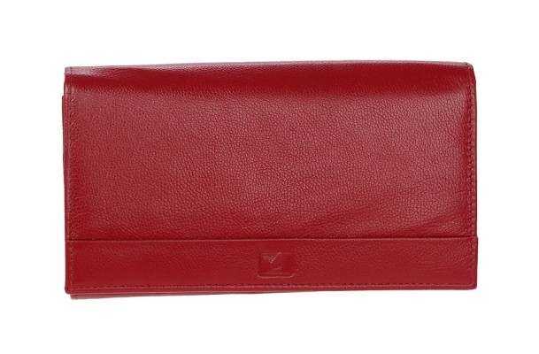 LaVor 1-3079 Γυναικείο Δερμάτινο Πορτοφόλι με RFID Κόκκινο