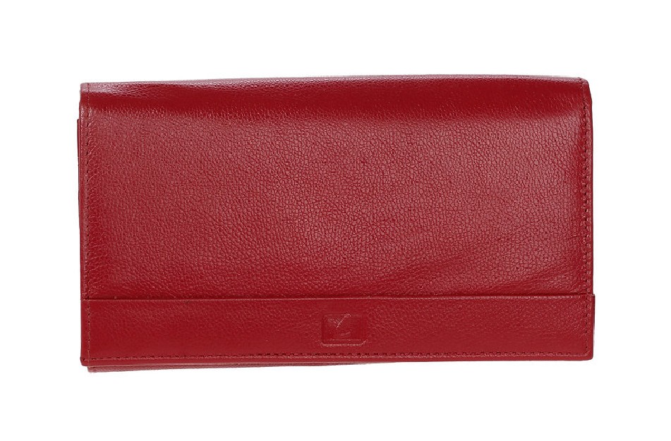 LaVor 1-3079 Γυναικείο Δερμάτινο Πορτοφόλι με RFID Κόκκινο