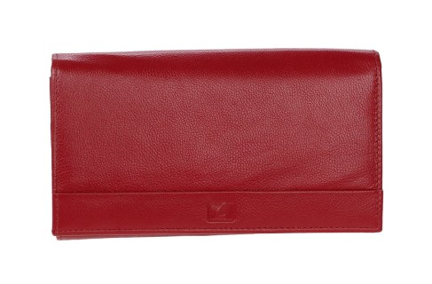 LaVor 1-3079 Γυναικείο Δερμάτινο Πορτοφόλι με RFID Κόκκινο