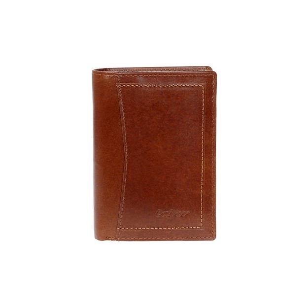 LaVor 1-3211 Ανδρικό Δερμάτινο Πορτοφόλι με RFID Κονιάκ