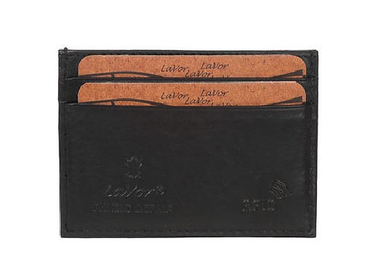 LaVor 1-3310 Ανδρικό Δερμάτινο Πορτοφόλι με RFID Μαύρο