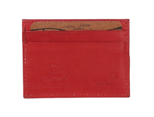 LaVor 1-3310 Ανδρικό Δερμάτινο Πορτοφόλι με RFID Κόκκινο