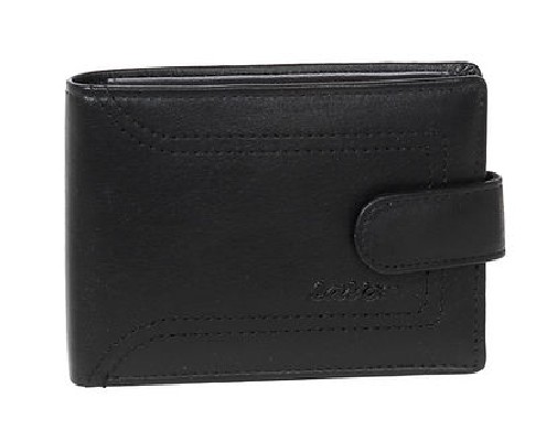 LaVor 1-3420 Ανδρικό Δερμάτινο Πορτοφόλι με RFID Μαύρο