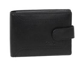 LaVor 1-3420 Ανδρικό Δερμάτινο Πορτοφόλι με RFID Μαύρο