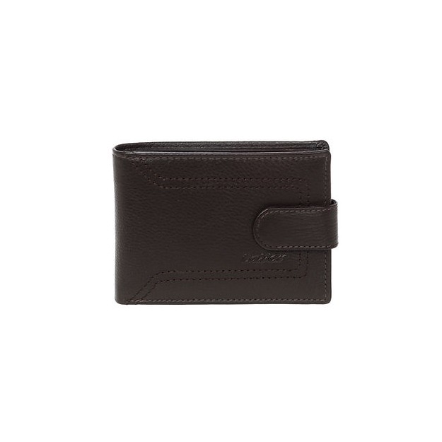 LaVor 1-3420 Ανδρικό Δερμάτινο Πορτοφόλι με RFID Καφέ