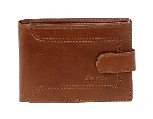 LaVor 1-3420 Ανδρικό Δερμάτινο Πορτοφόλι με RFID Κονιάκ